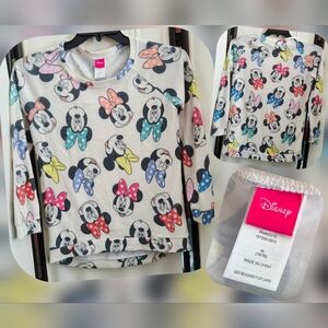 Disney Multicolor Mickey and Minnie Sweater Top Size XL(14/16) Nwots